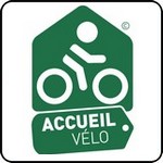 Notre hébergement fait partie des partenaires de la marque Accueil Vélo